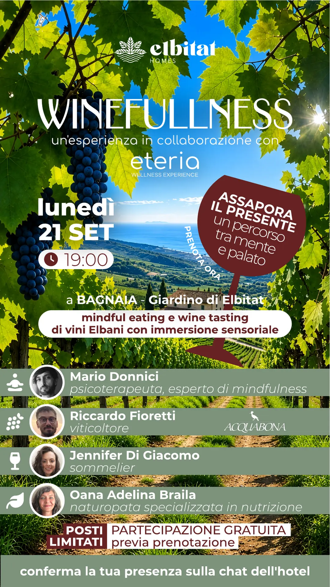 Winefulness flyer for 21 September 2026